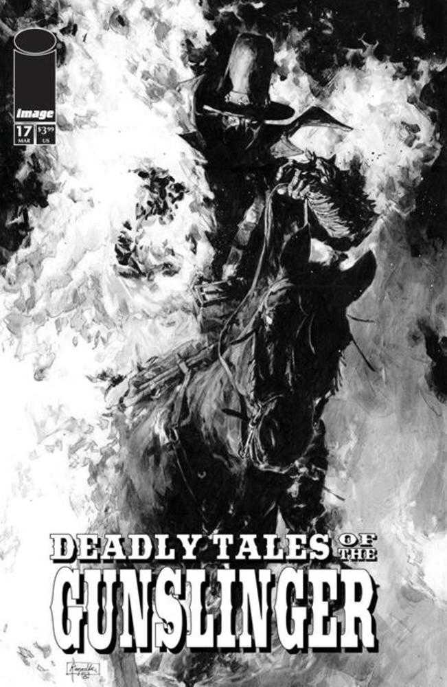 Deadly Tales Of The Gunslinger Spawn #17 Cover B Patric Reynolds Black & White Variant