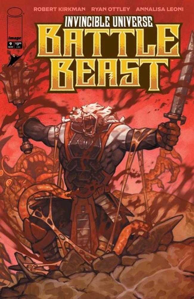 Invincible Universe Battle Beast #9 Cover E 1 in 50 Crom Variant