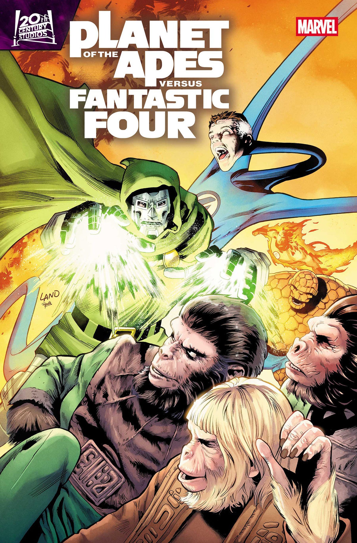 Planet Of The Apes vs. Fantastic Four #4