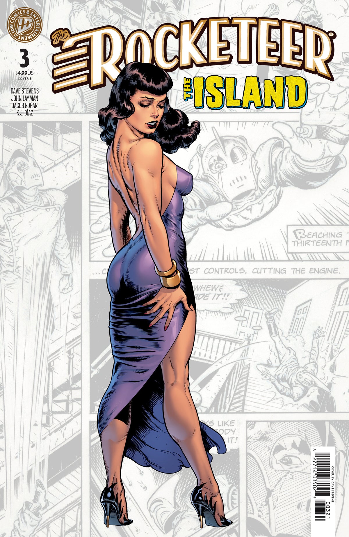 The Rocketeer: The Island #3 Variant B (Stevens)