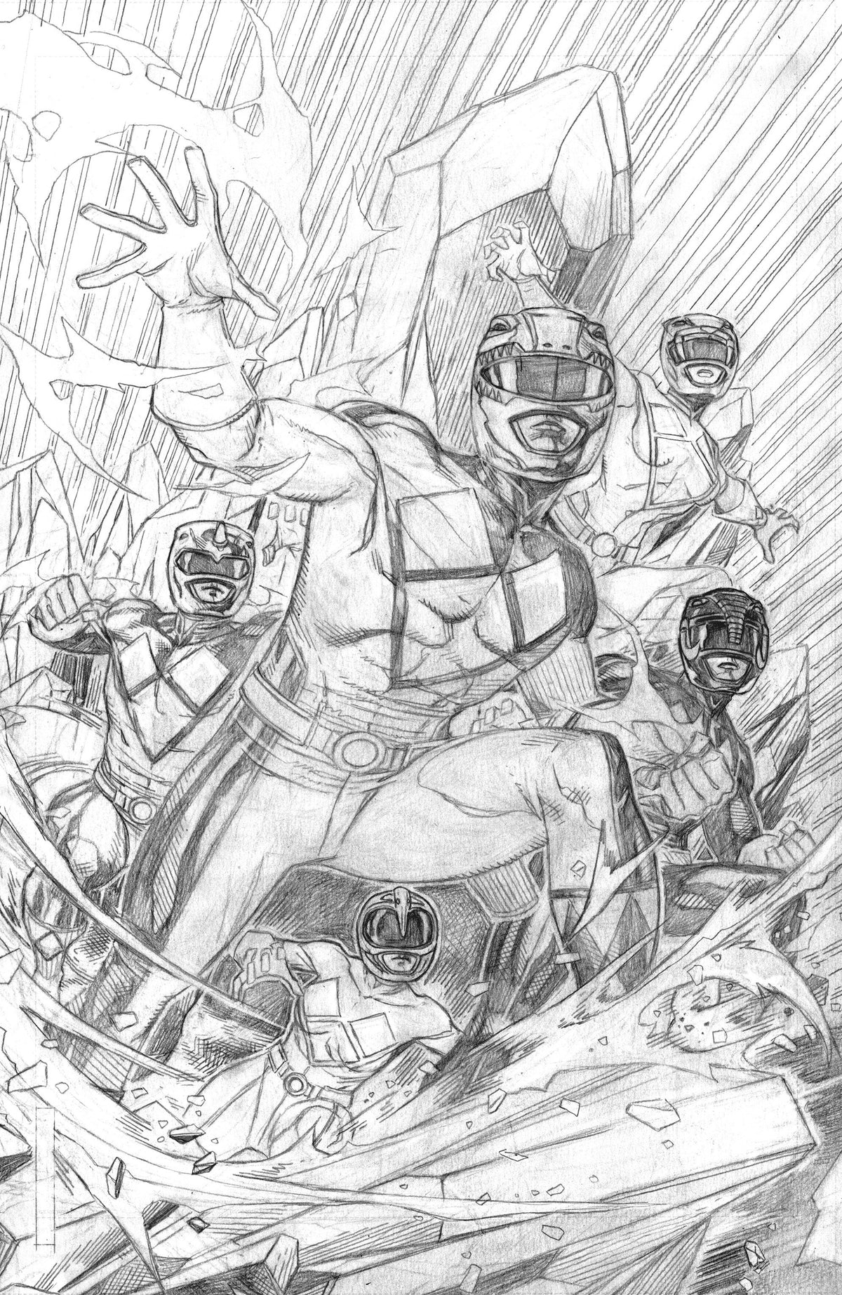 Mighty Morphin Power Rangers (2026) #1 M Unlimited Variant (Full Art, Cheung)
