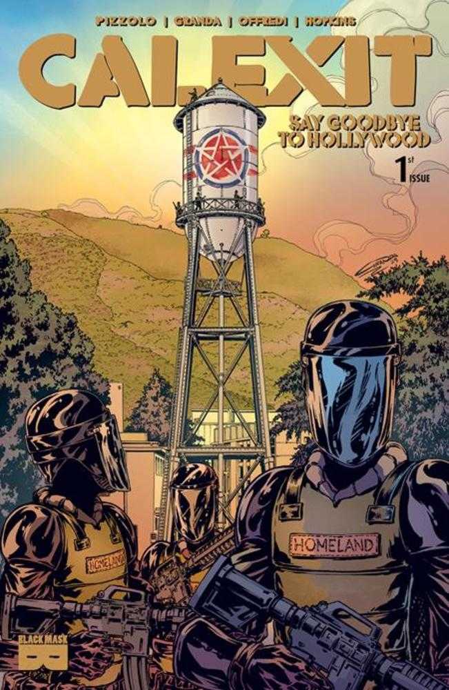 Calexit Say Goodbye To Hollywood #1 (Of 3) Cover A C Granda Burbank (Mature)