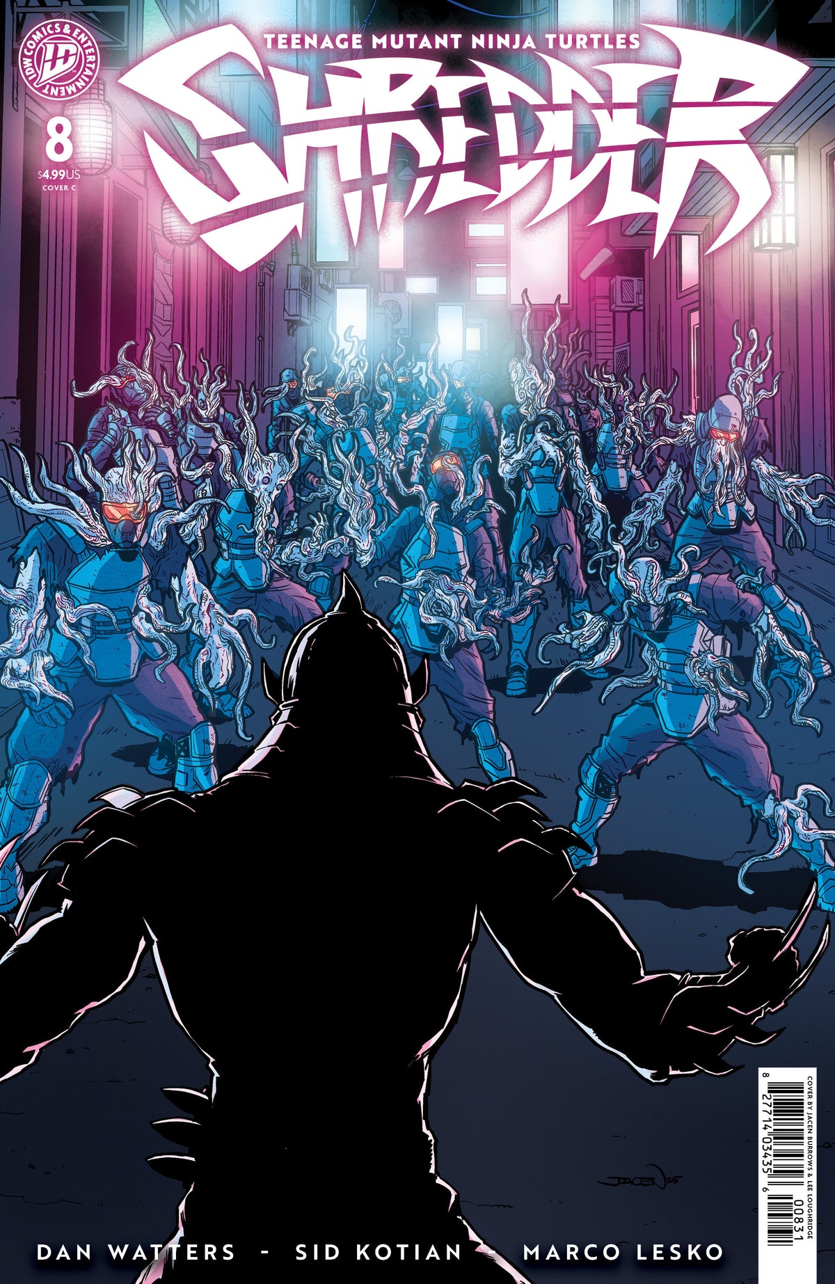 Teenage Mutant Ninja Turtles: Shredder #8 Variant C (Burrows)