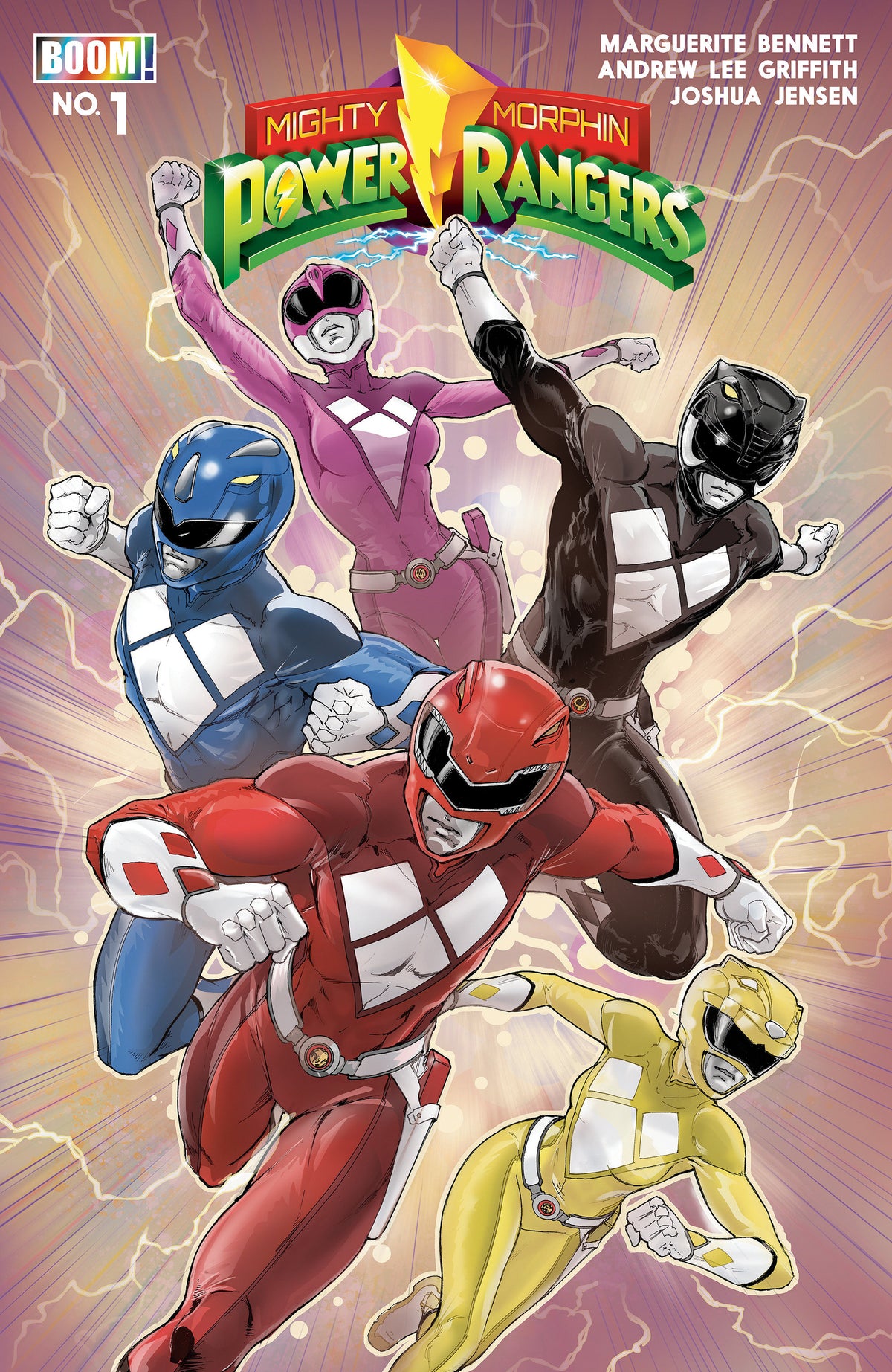 Mighty Morphin Power Rangers (2026) #1 B Variant (Dressed, Griffith)